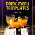 Drink Menu Templates for Microsoft Word