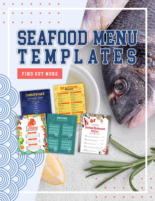 Awesome Seafood Menu Template Ideas for MS Word
