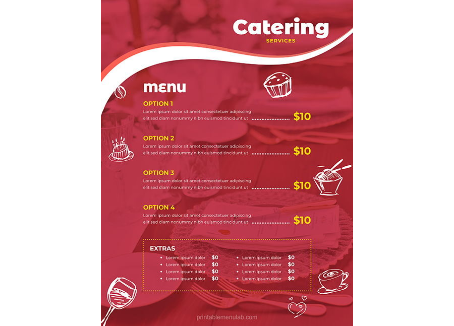 Download Party Food Catering Menu Ideas - Microsoft Word
